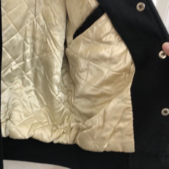 Vintage The Limited Leather Bomber Jacket M/L - Picture 6 of 8